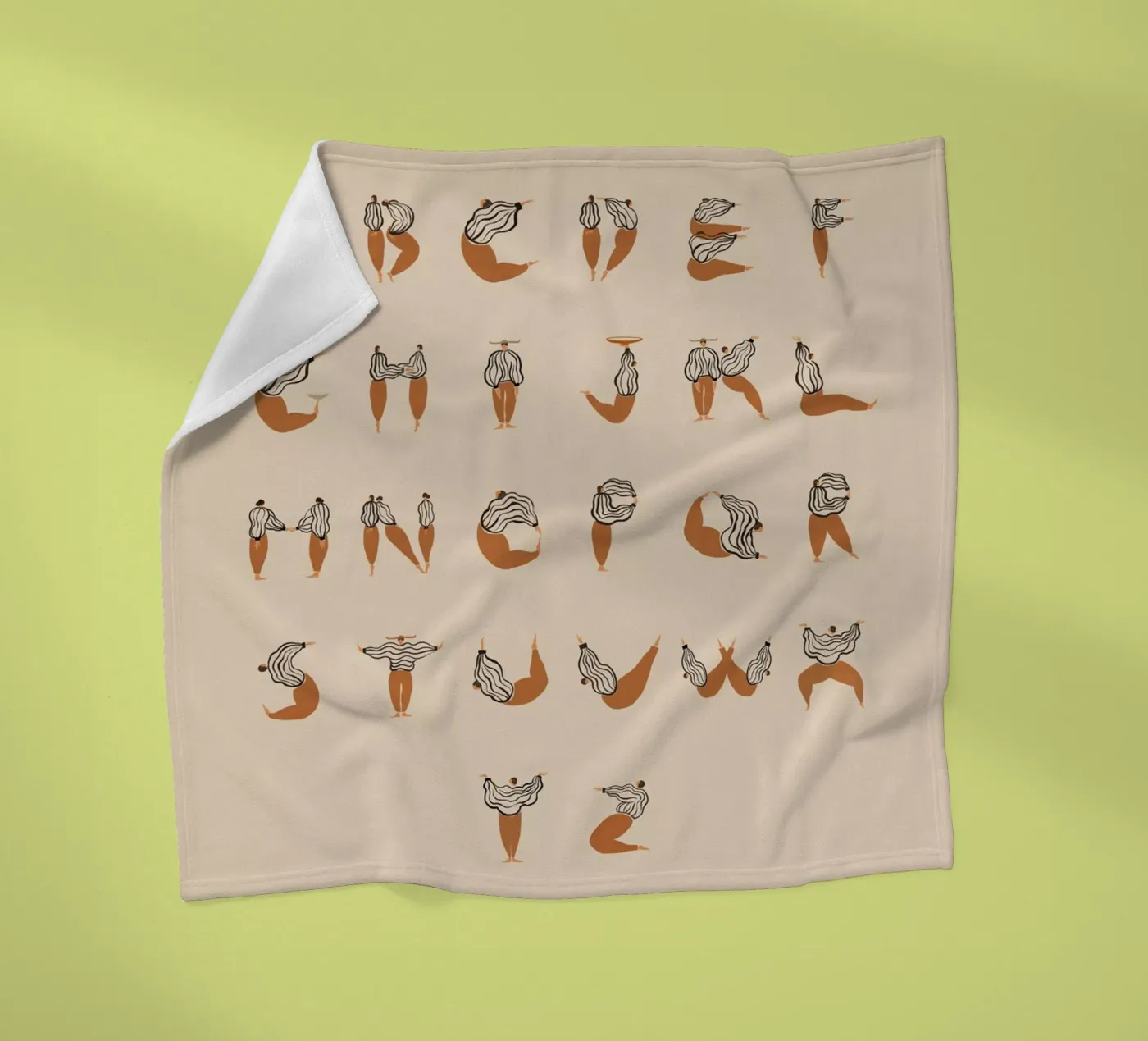 Complete Az fleece blanket by Arty Guava