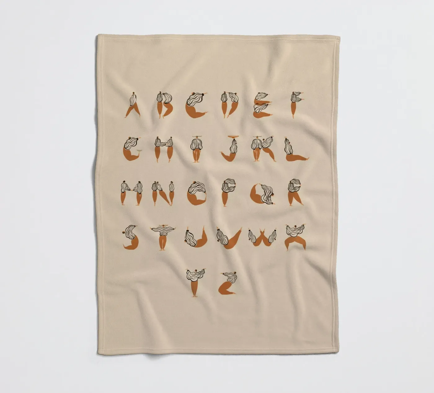 Complete Az fleece blanket by Arty Guava