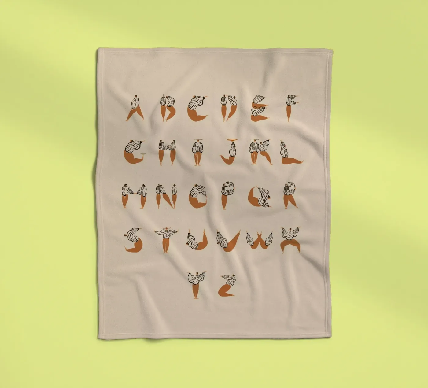 Complete Az fleece blanket by Arty Guava