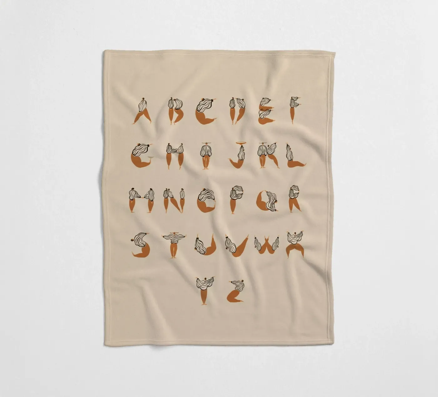 Complete Az fleece blanket by Arty Guava