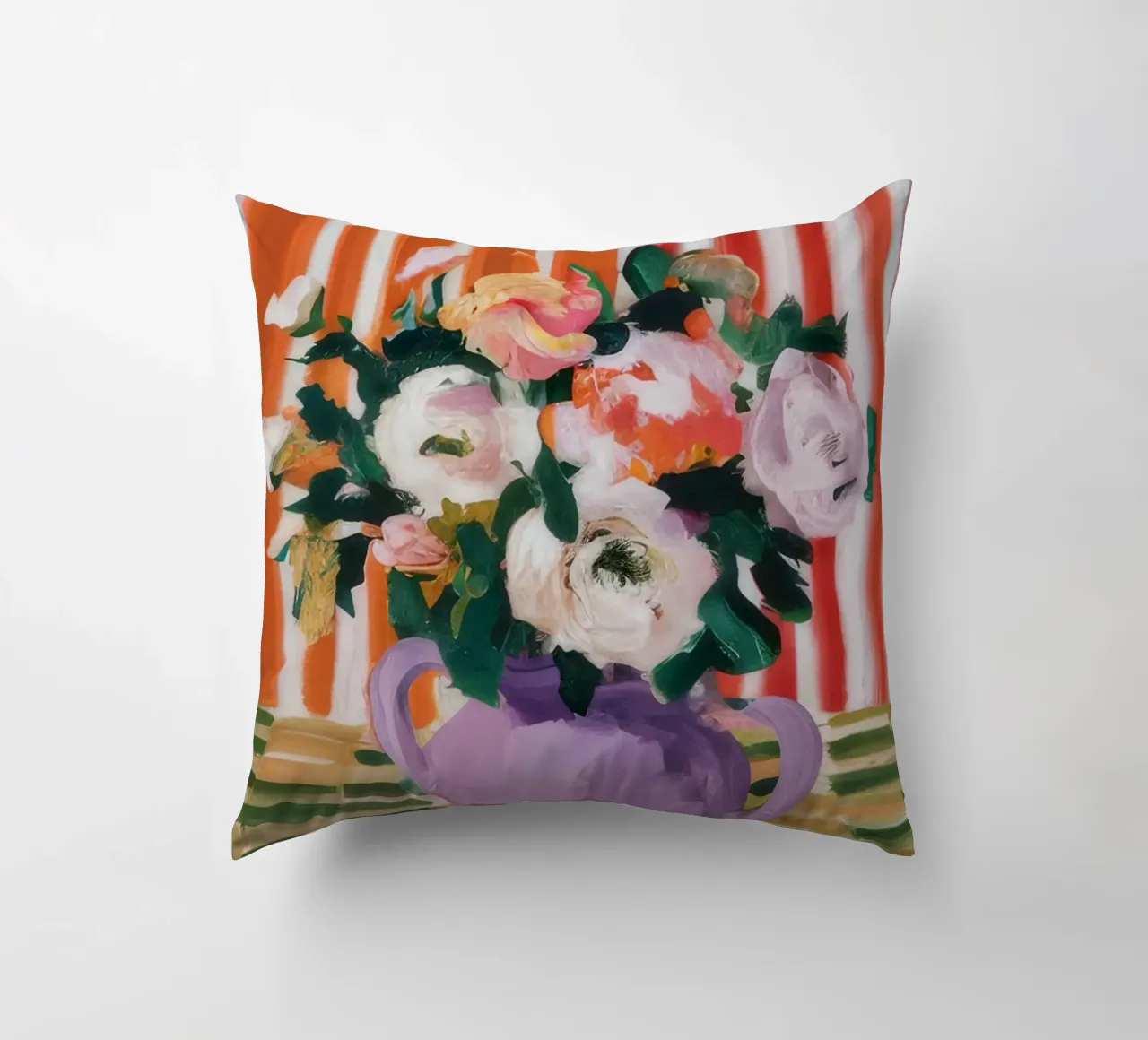 Bouquet di rose lilla cuscino da Lumie Layers