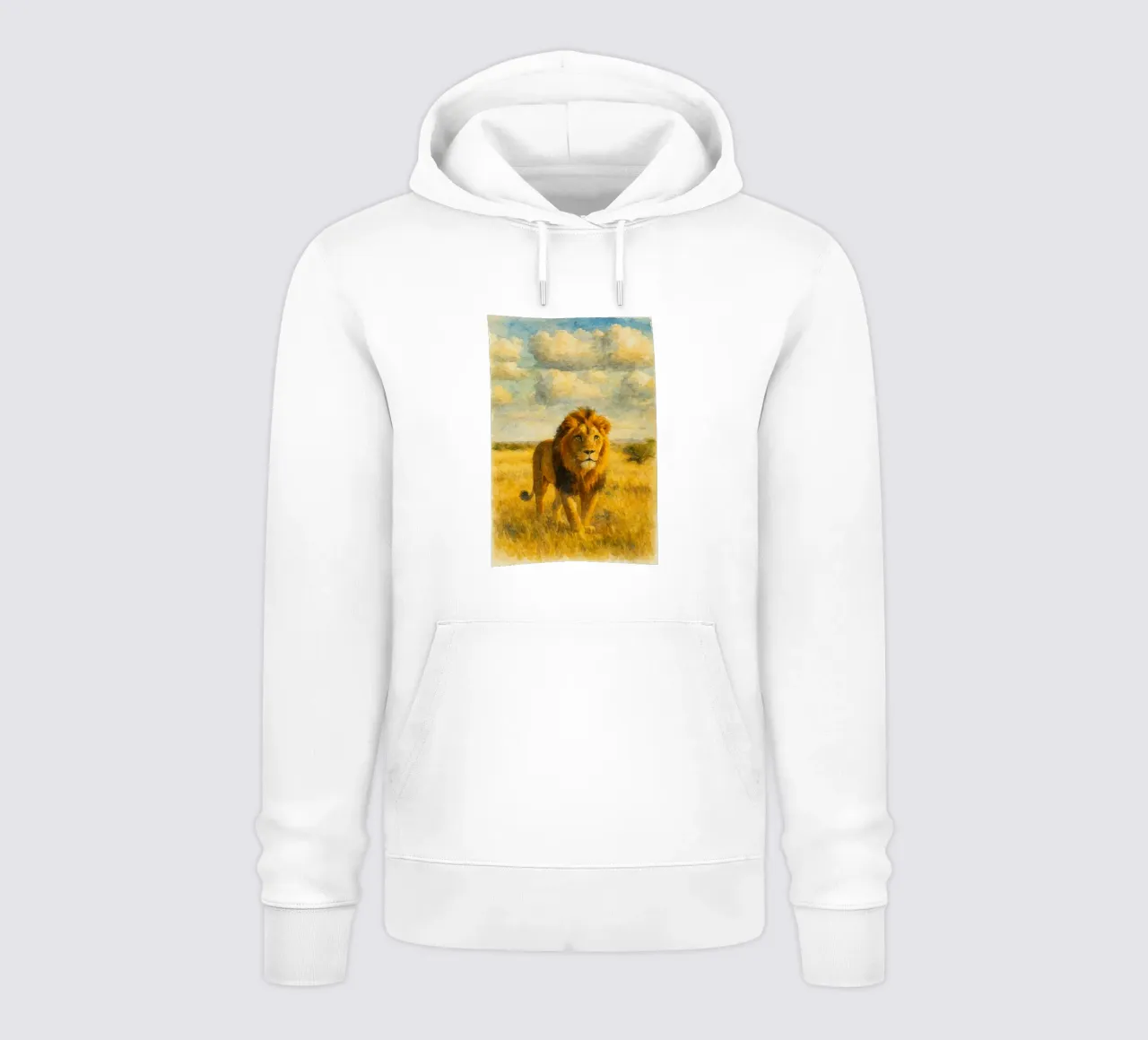 Löwe Malerei Zeichnung Hoodie von lauraa