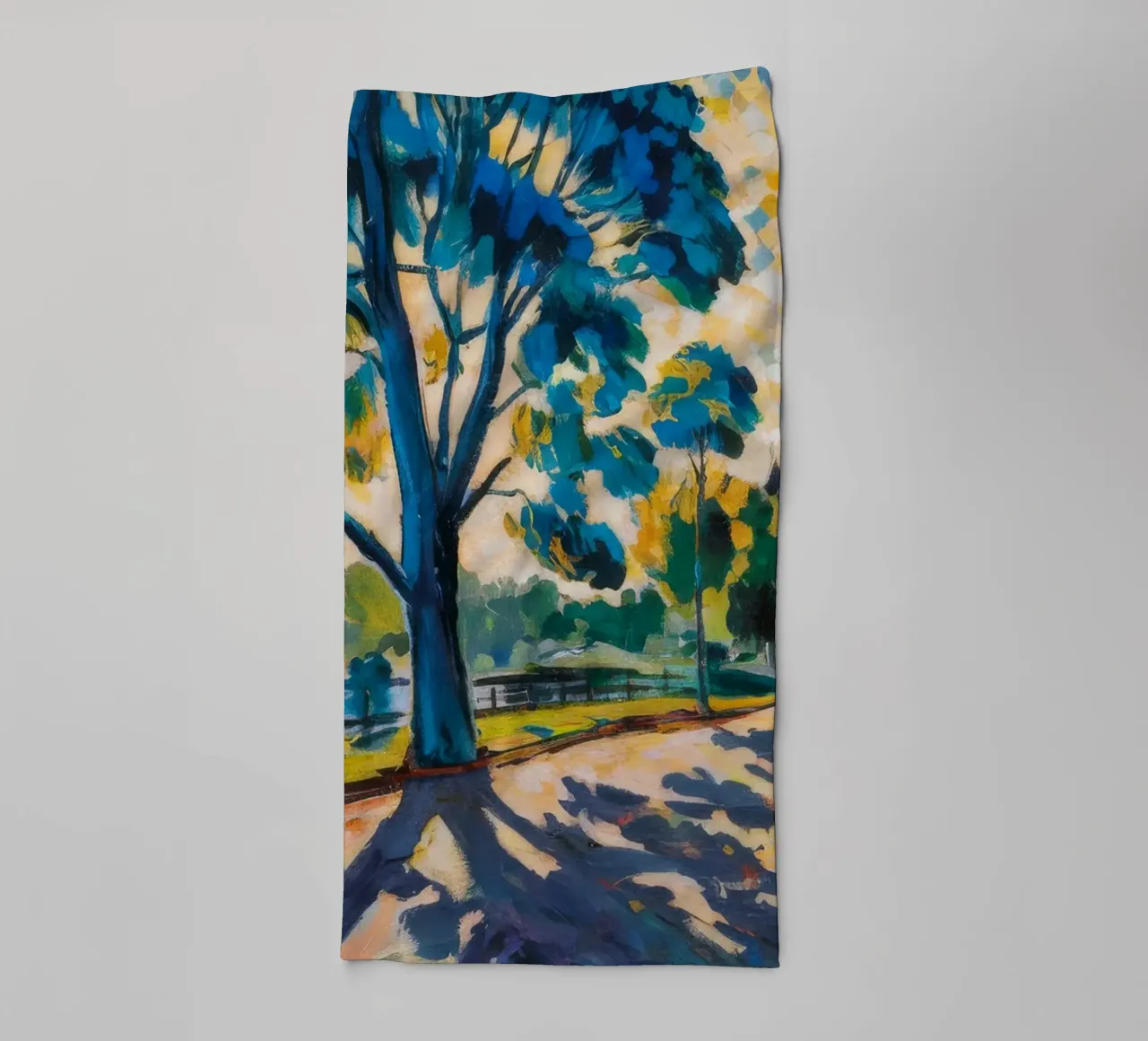 Azure Tree Radiance towel by Lush Essence