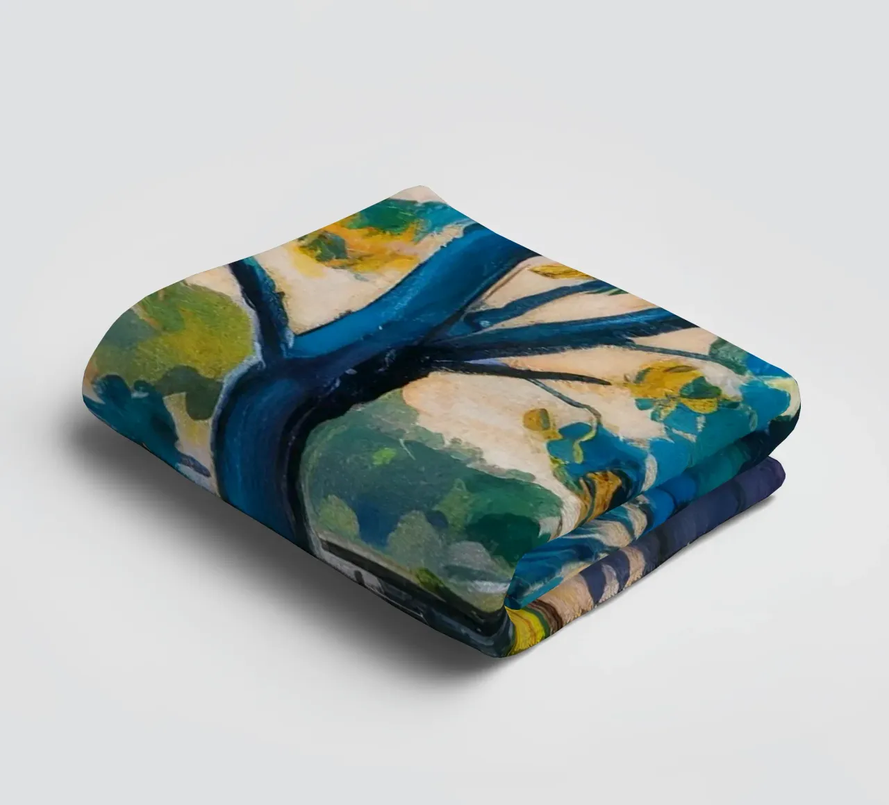 Azure Tree Radiance towel by Lush Essence