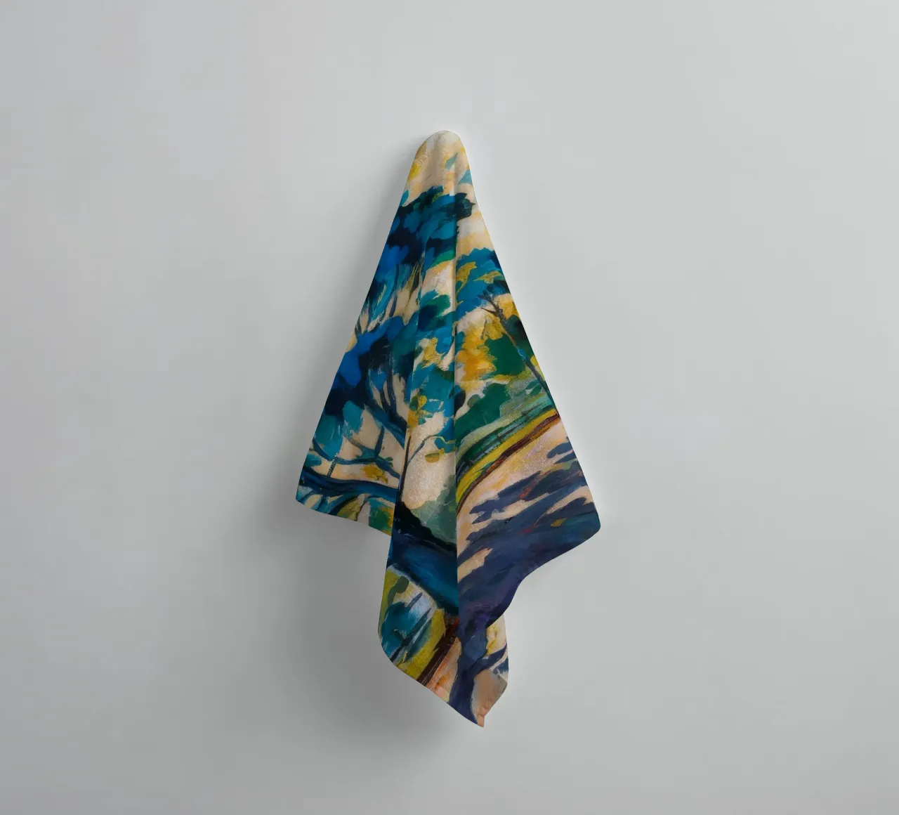 Azure Tree Radiance towel by Lush Essence