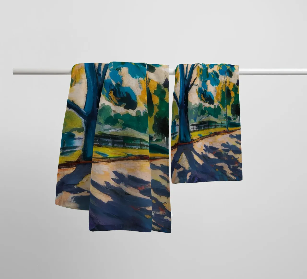 Azure Tree Radiance towel by Lush Essence
