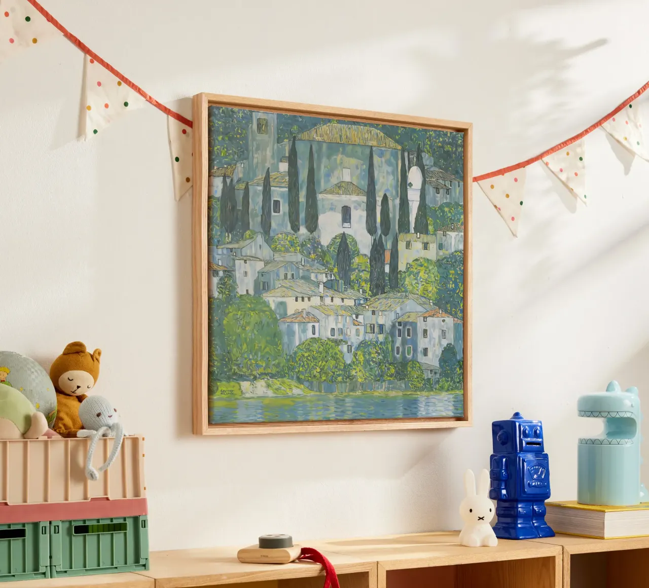 Chruch In Cassone canvas by Stev Shop