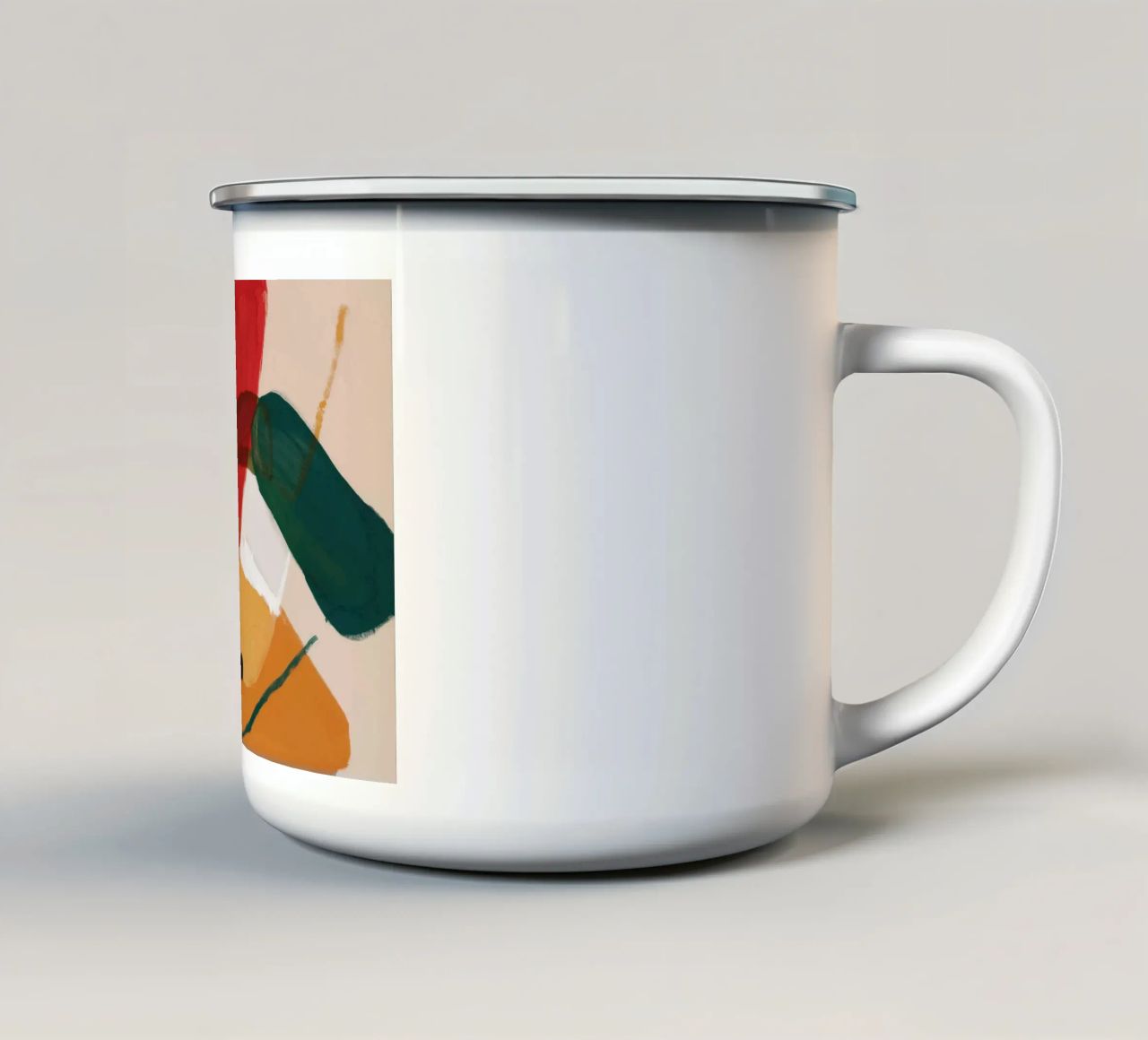 Terra Cotta Clash tazza in smalto da Vivid Reverie