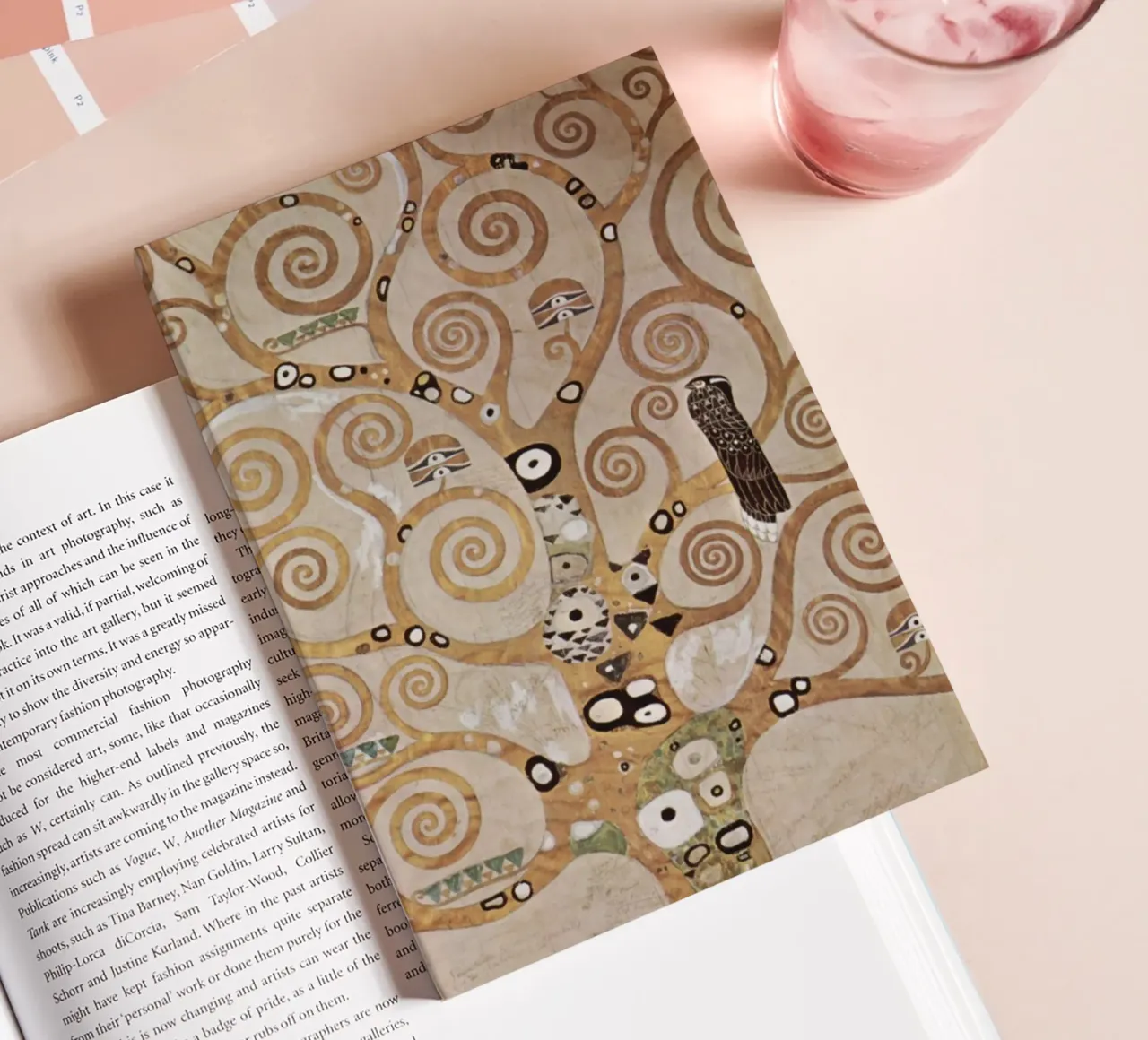 Der Baum des Lebens, Stoclet Fries Notizbuch von Stev Shop