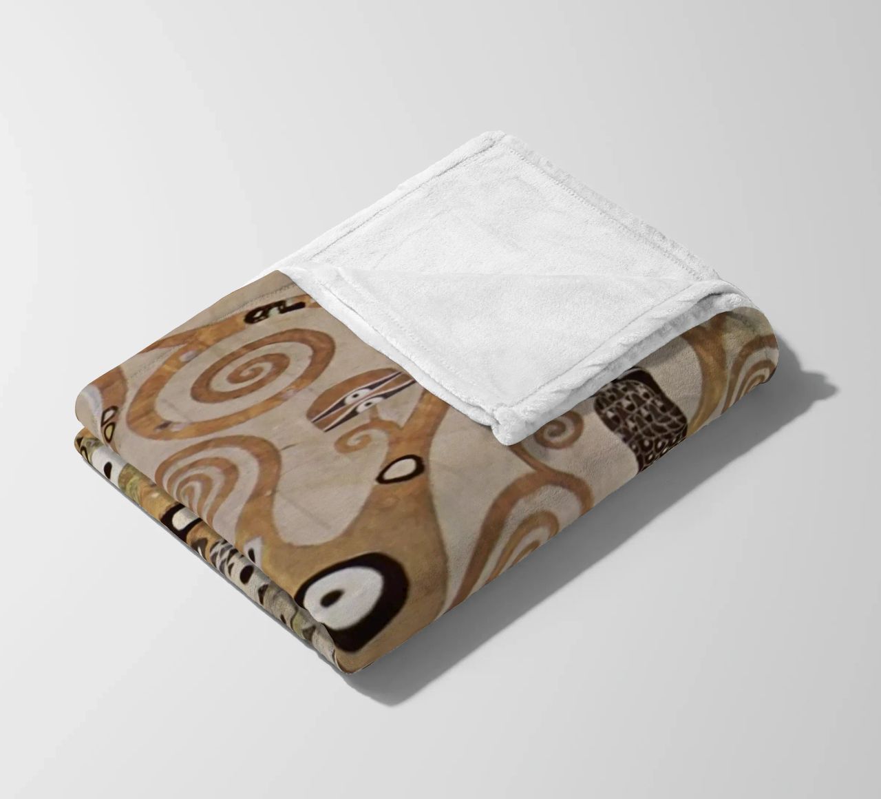 The Tree of Life, Stoclet Frieze fleece blanket by Stev Shop