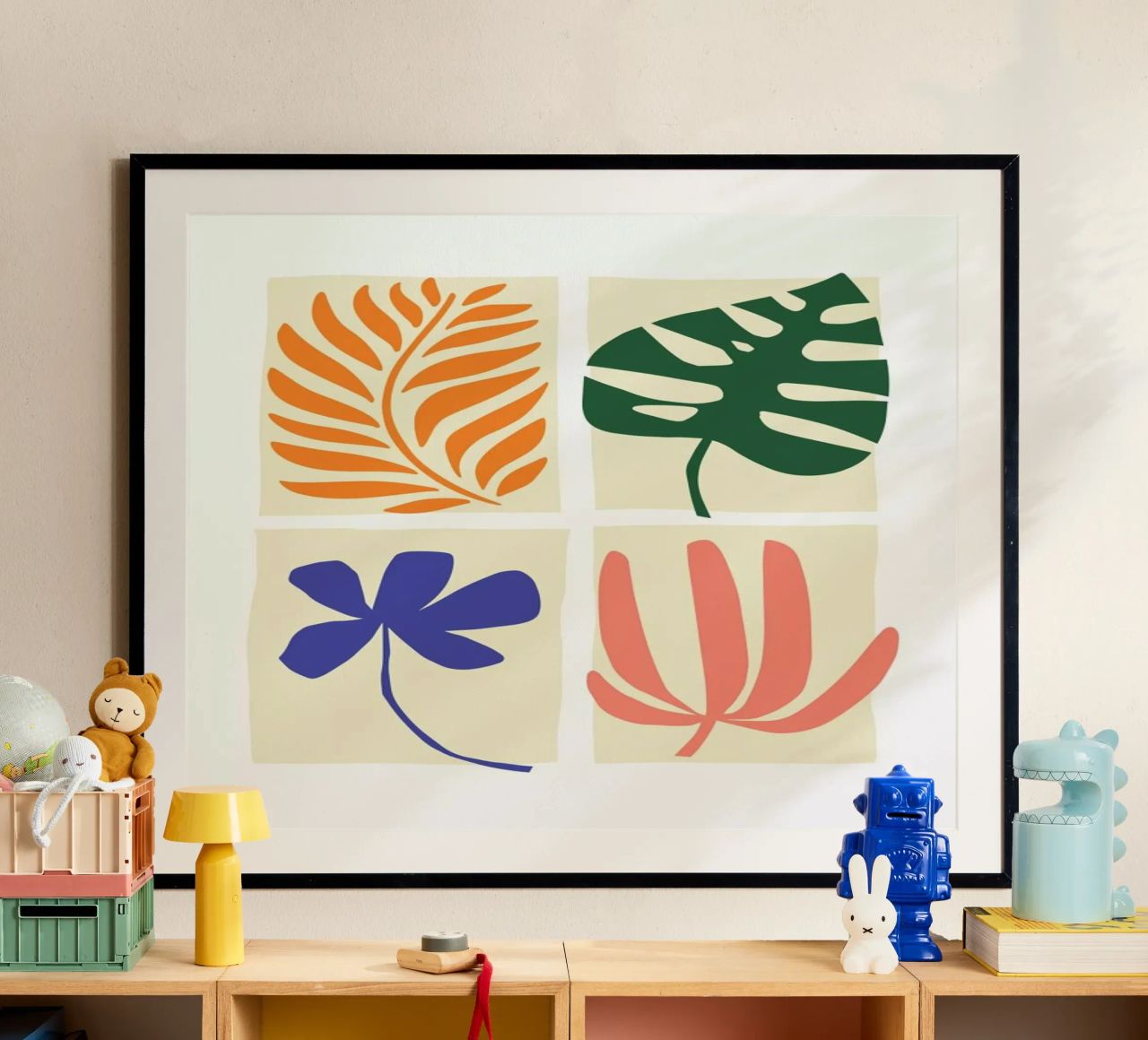 Floral Panels poster by Pure