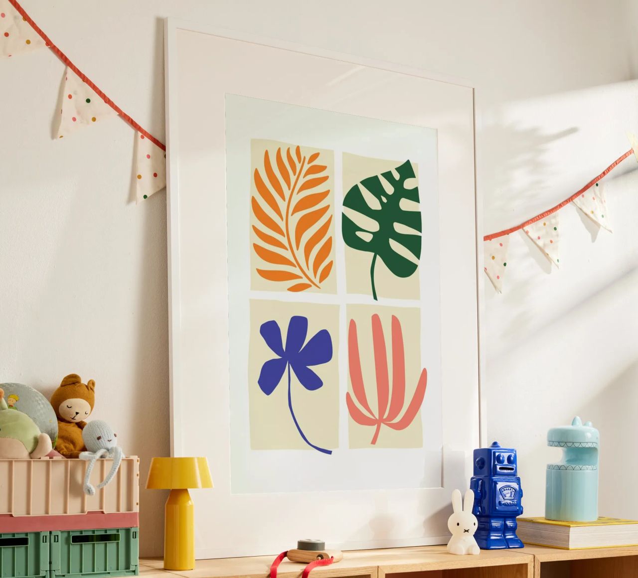 Floral Panels poster by Pure