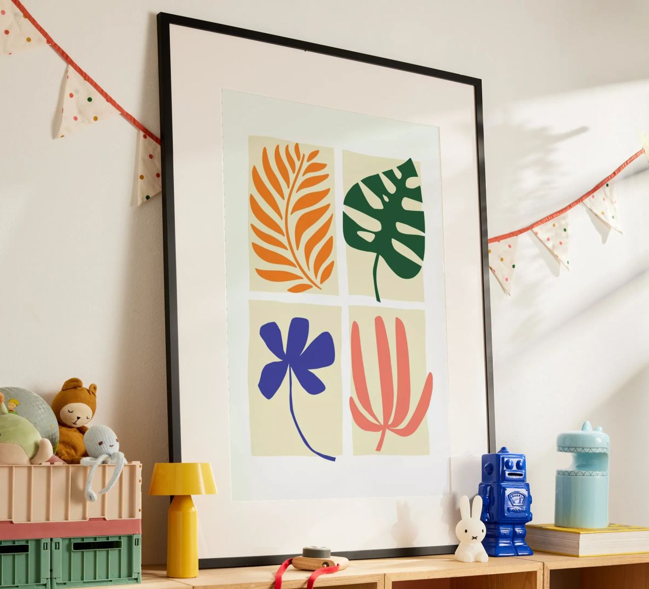 Floral Panels poster by Pure