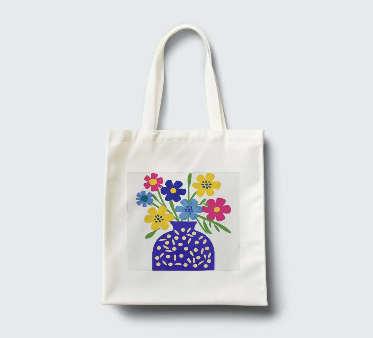 Patterned Vase Pop tote bag by Moonlite Desire