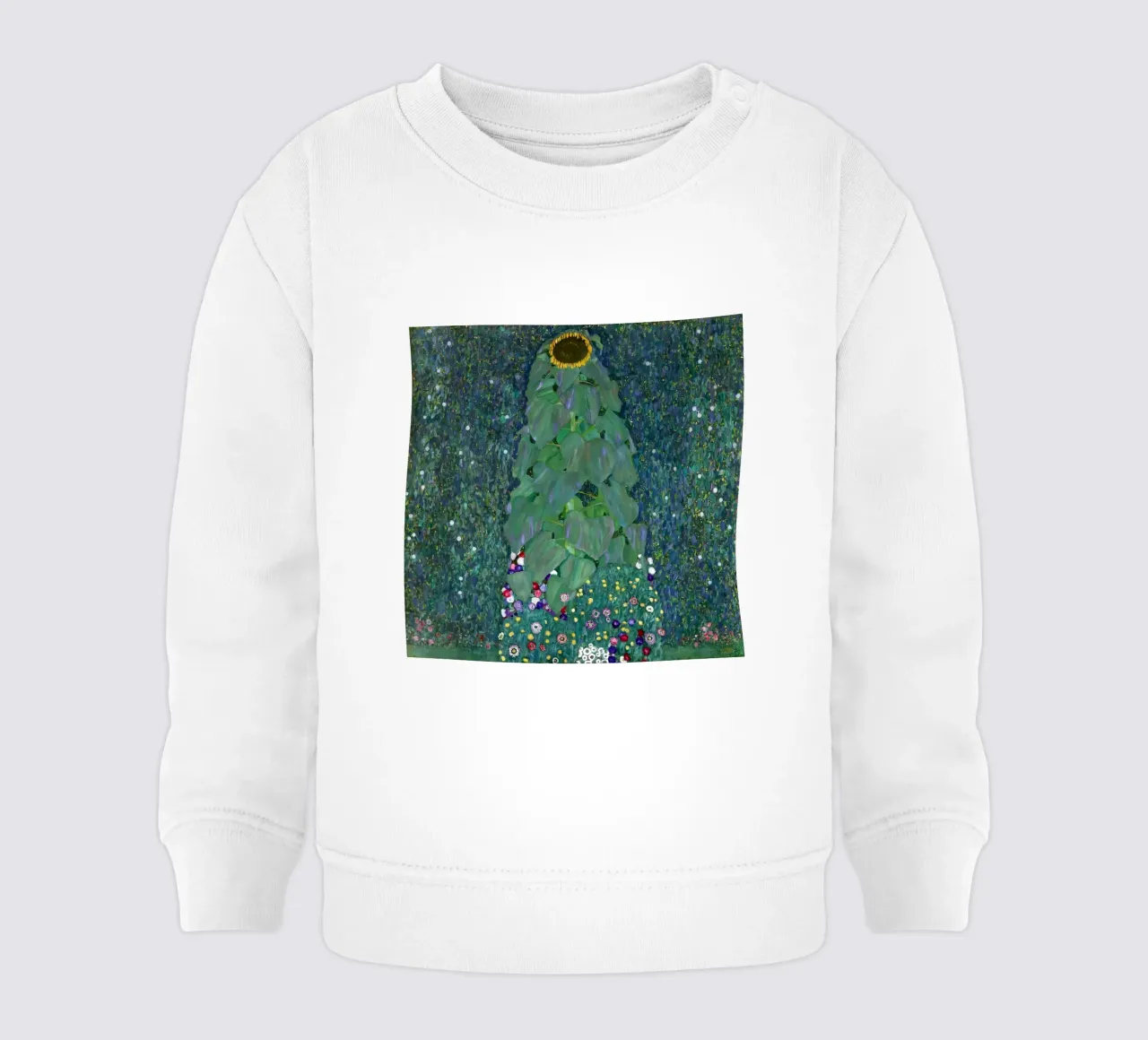 Girasole Klimt felpa neonato da Stev Shop