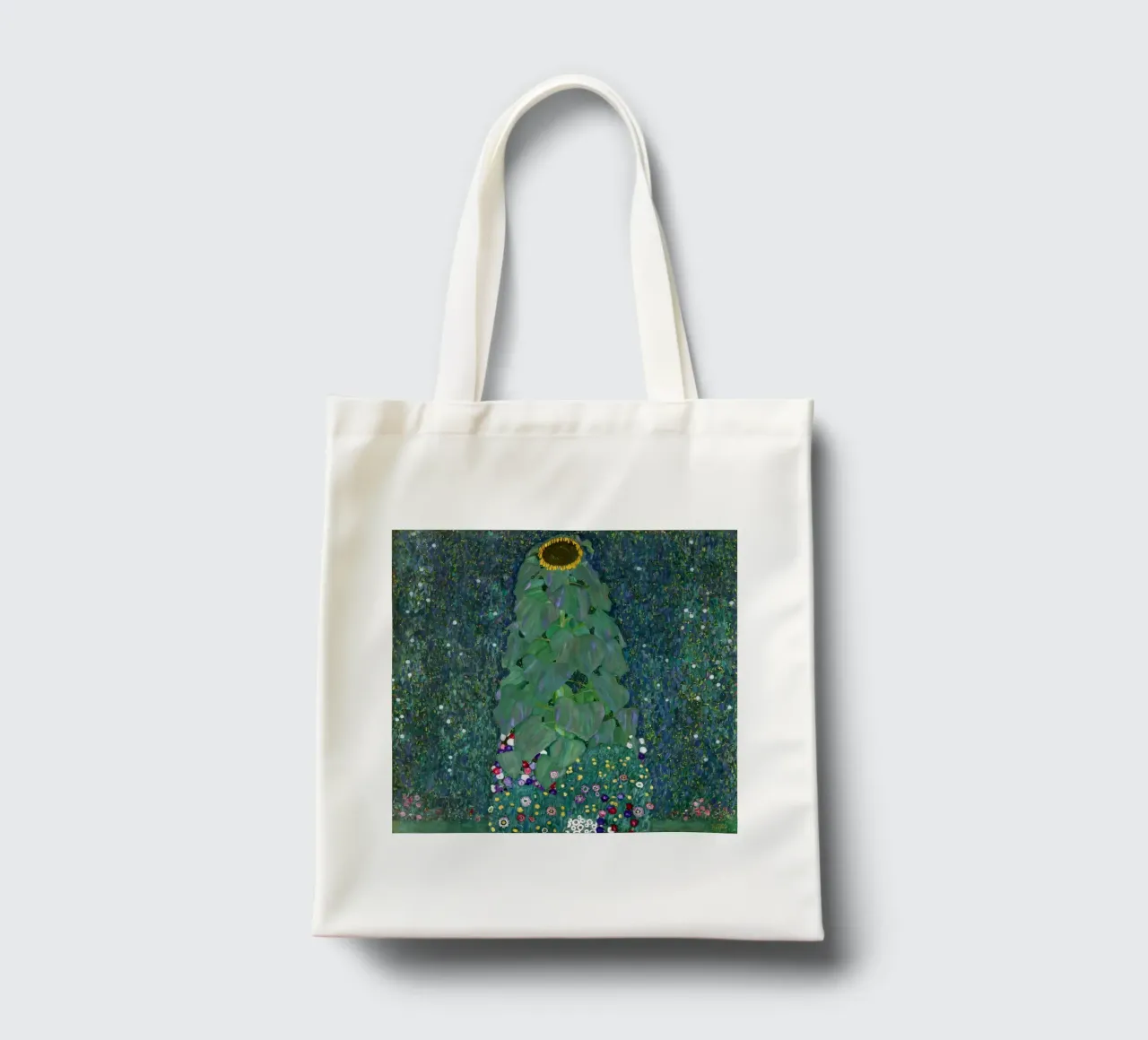 Sunflower Klimt Jutebeutel von Stev Shop