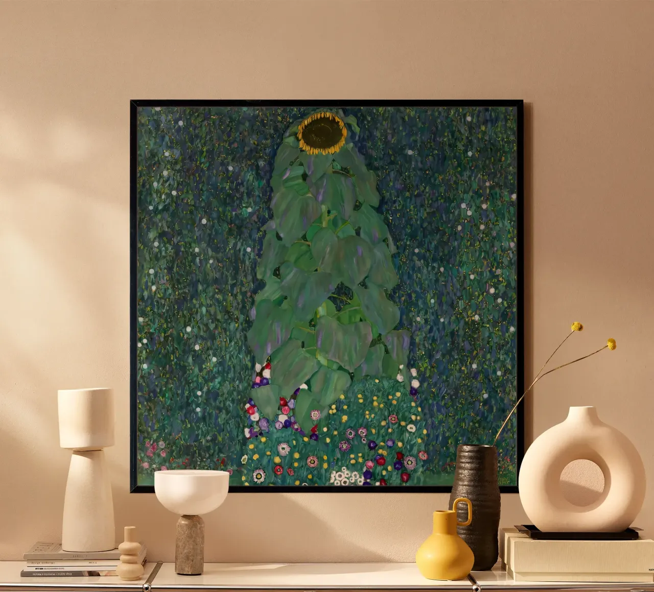 Sunflower Klimt hahnemühle by Stev Shop