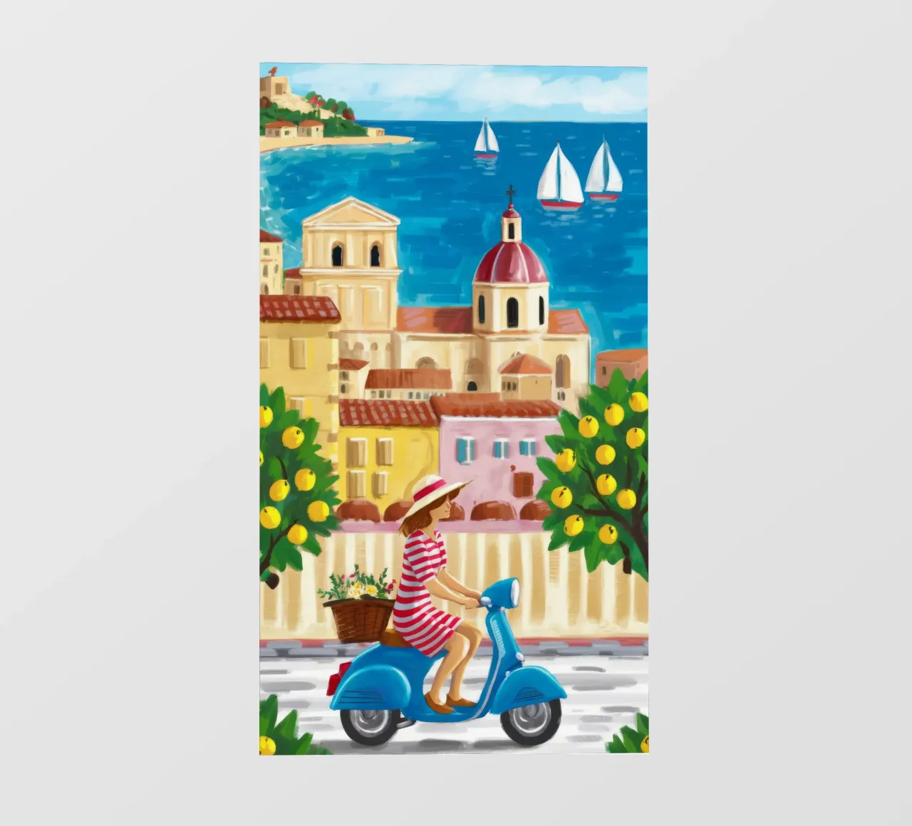 Charm Scooter Portside pellicola backlit da Grande Serene