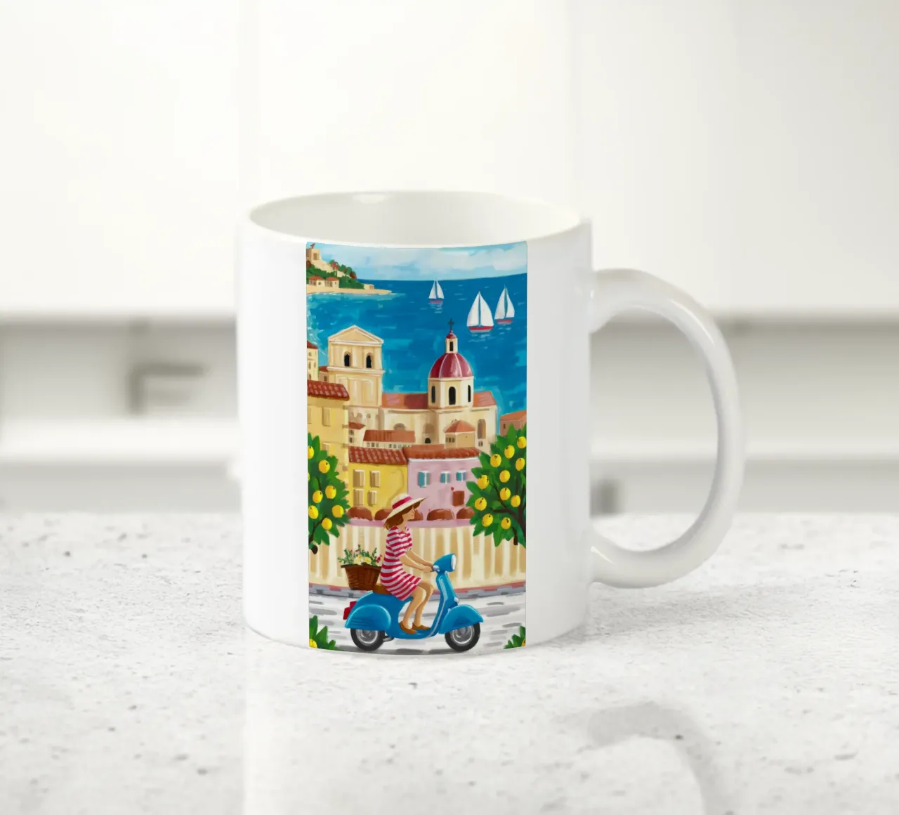 Charm Scooter Portside tazza in ceramica da Grande Serene