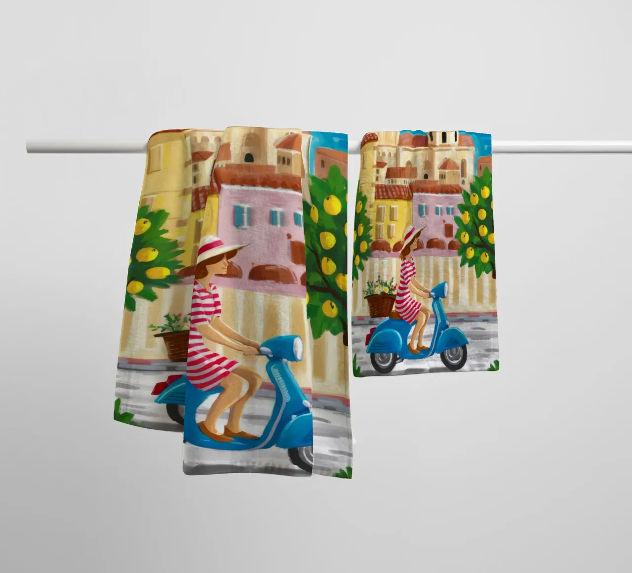 Charm Scooter Portside asciugamano da bagno da Grande Serene