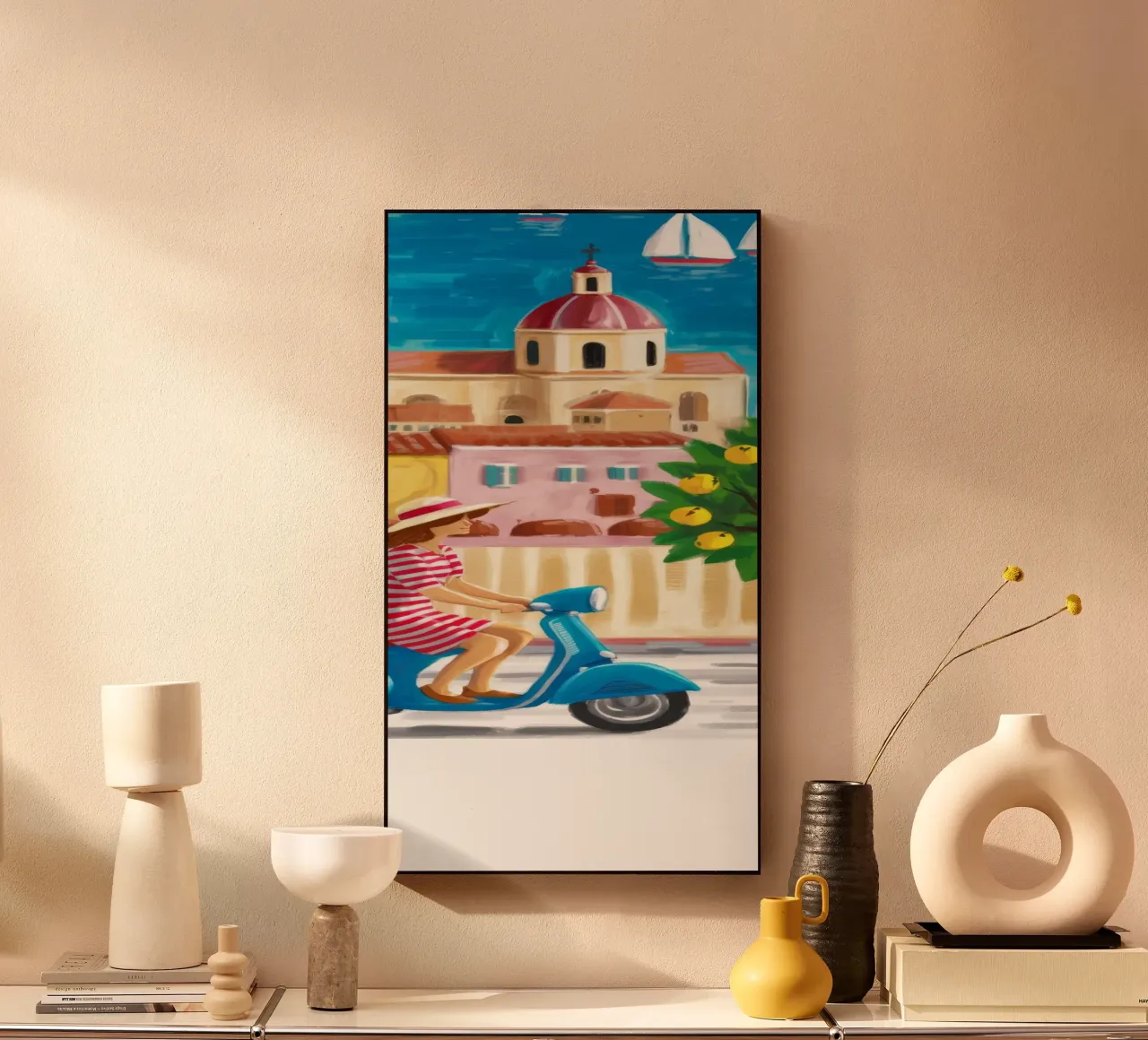 Charm Scooter Portside alluminio dibond da Grande Serene