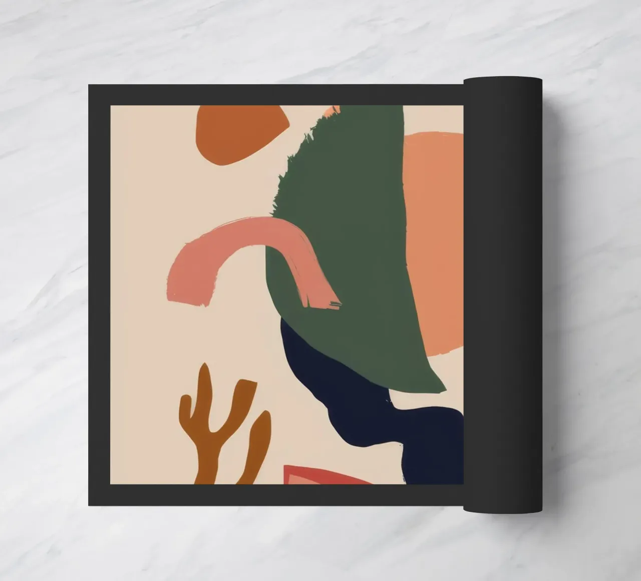 Abstract Form Balance doormat by Lumie Layers