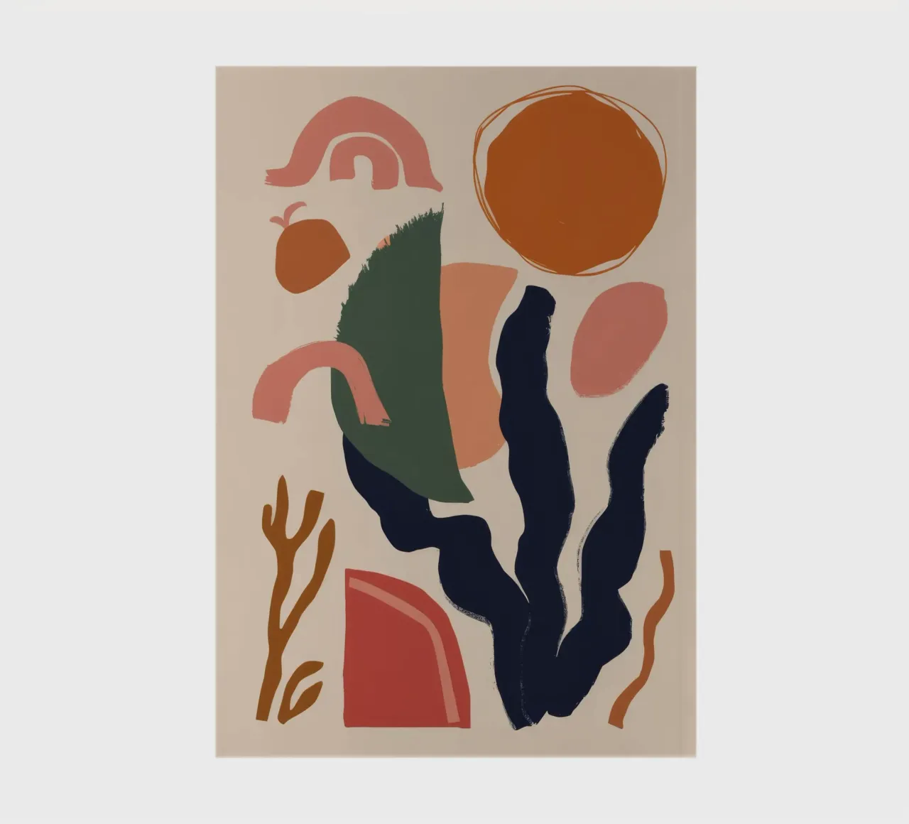 Abstract Form Balance notebook by Lumie Layers