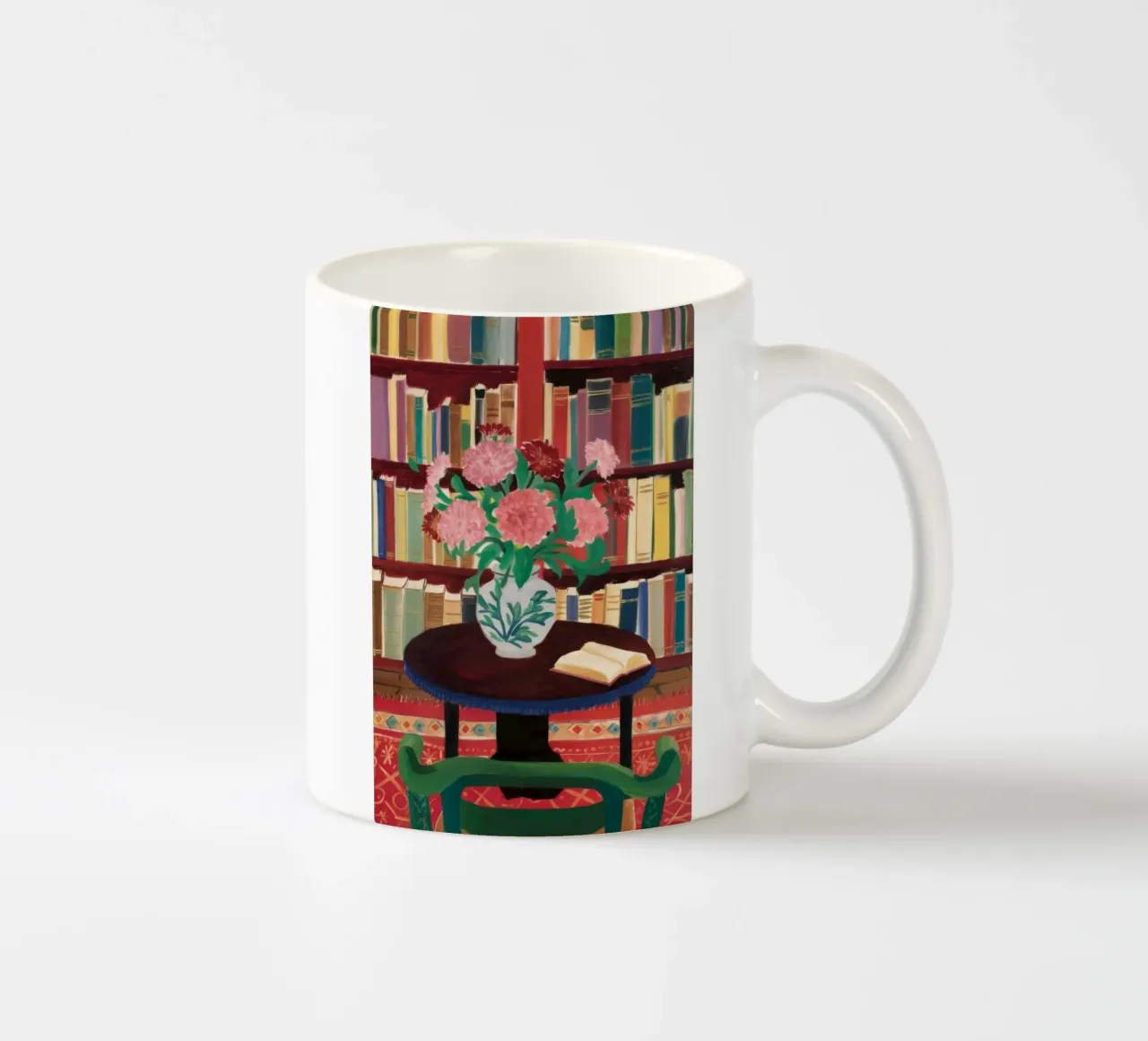 Biblioteca del tè floreale tazza in ceramica da Grande Serene