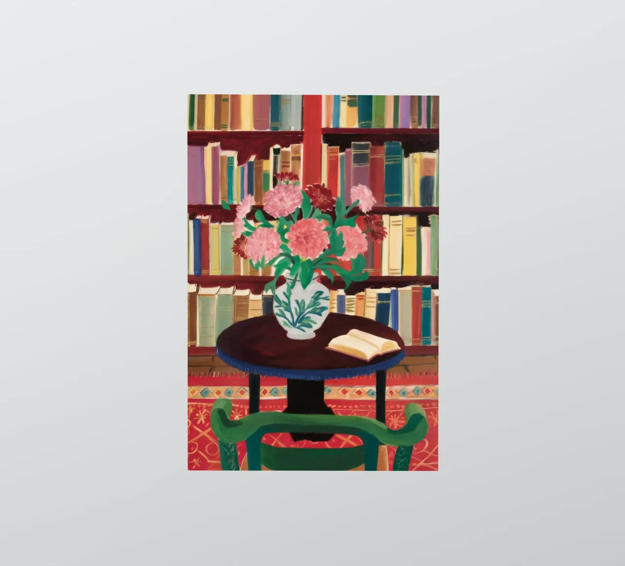 Floral Tea Library sticker by Grande Serene