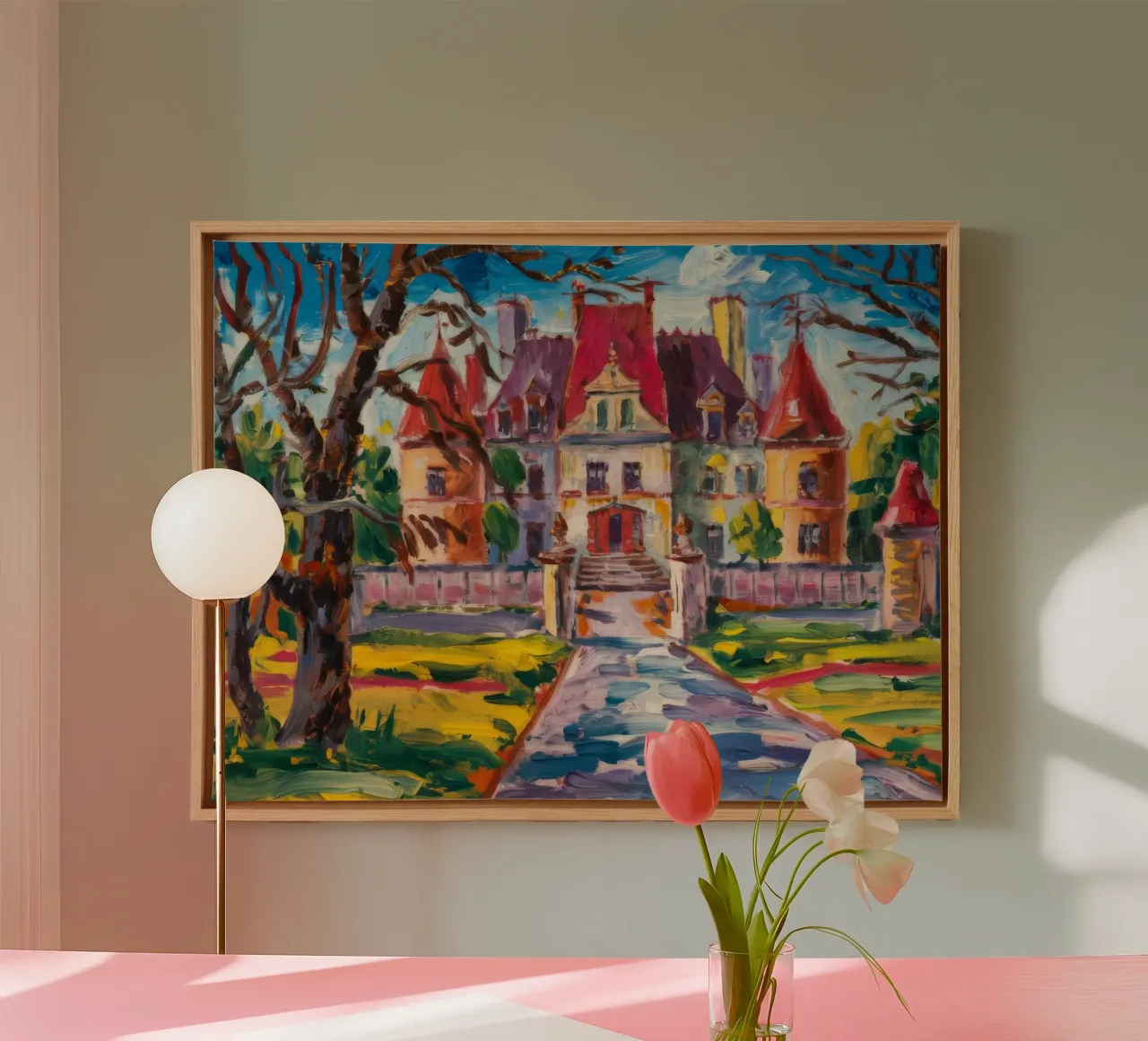 Chateau Gateway Glory tela con Cornice a cassetta da Lush Essence