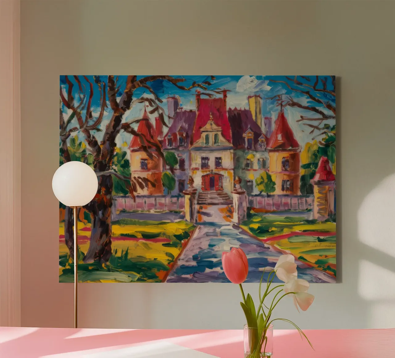 Chateau Gateway Glory tela con Cornice a cassetta da Lush Essence