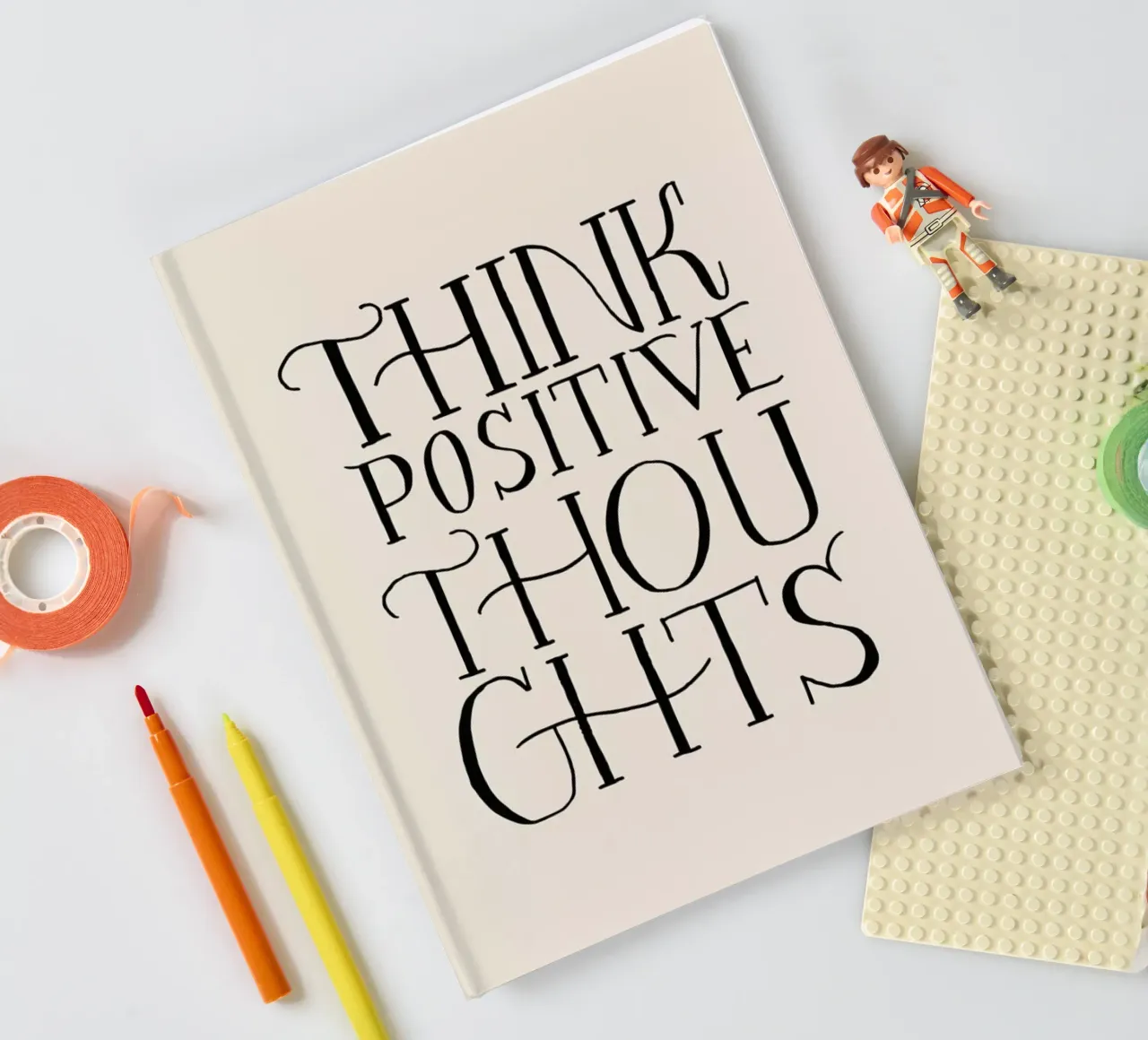 Think Positive Thoughts notebook by Graphite
