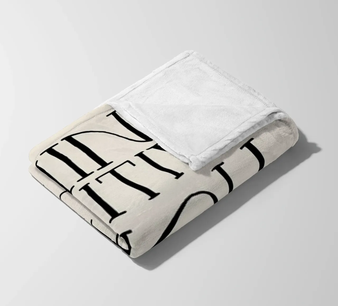 Think Positive Thoughts coperta in pile da Graphite