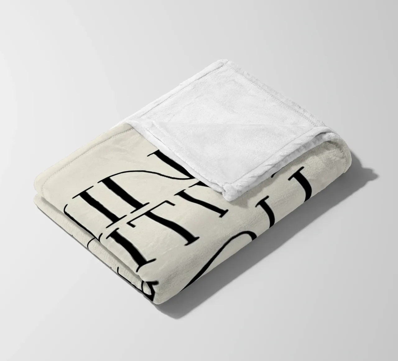 Think Positive Thoughts coperta in pile da Graphite