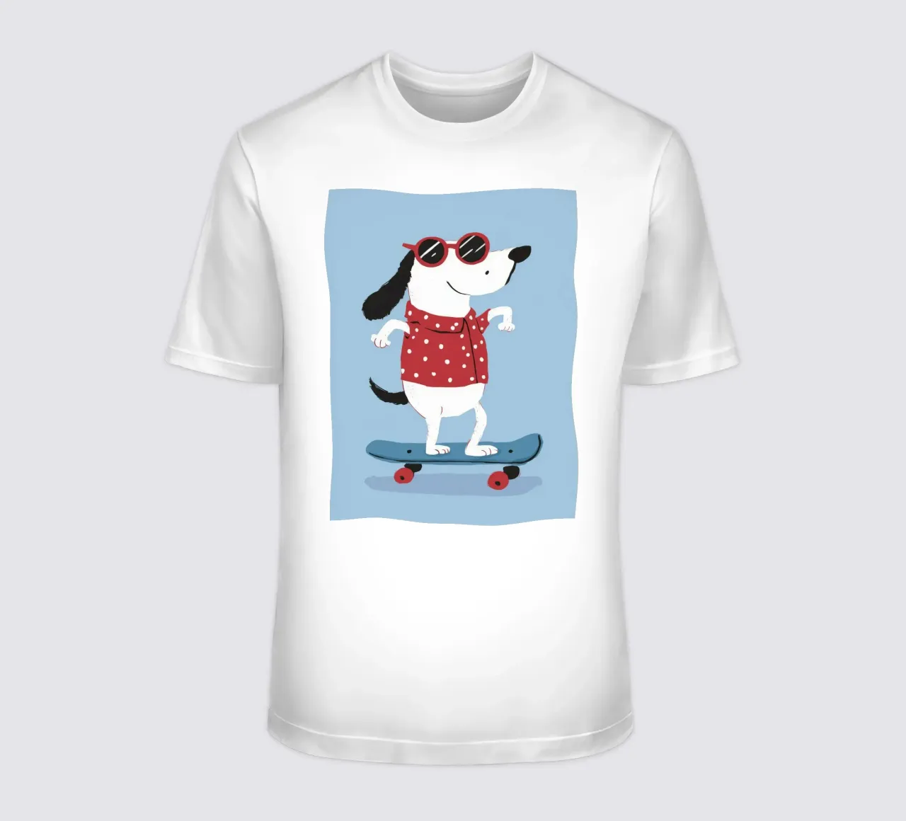 Skateboarding Dog Cool t-shirt da Lumie Layers