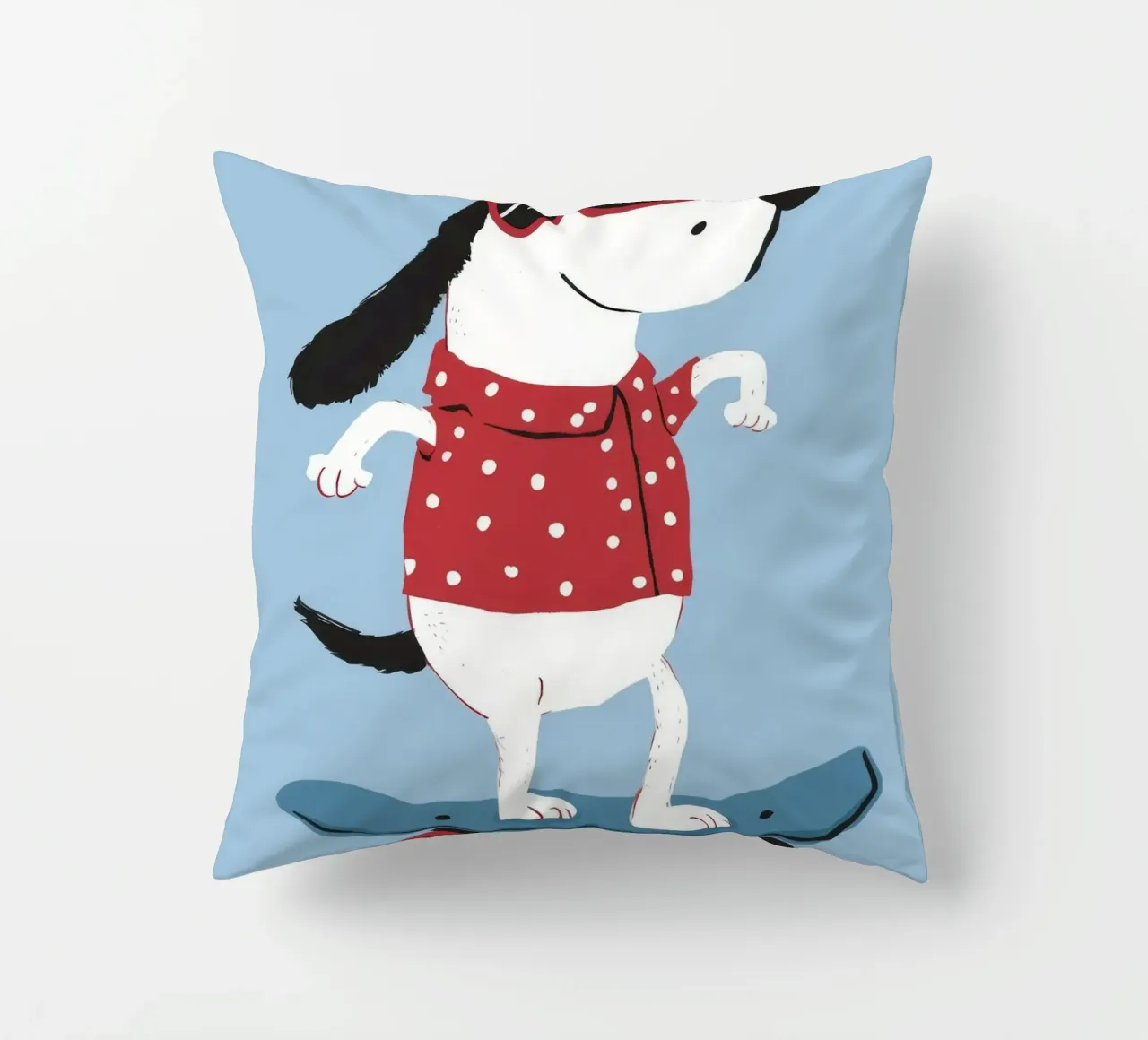 Skateboarding Dog Cool cuscino da Lumie Layers