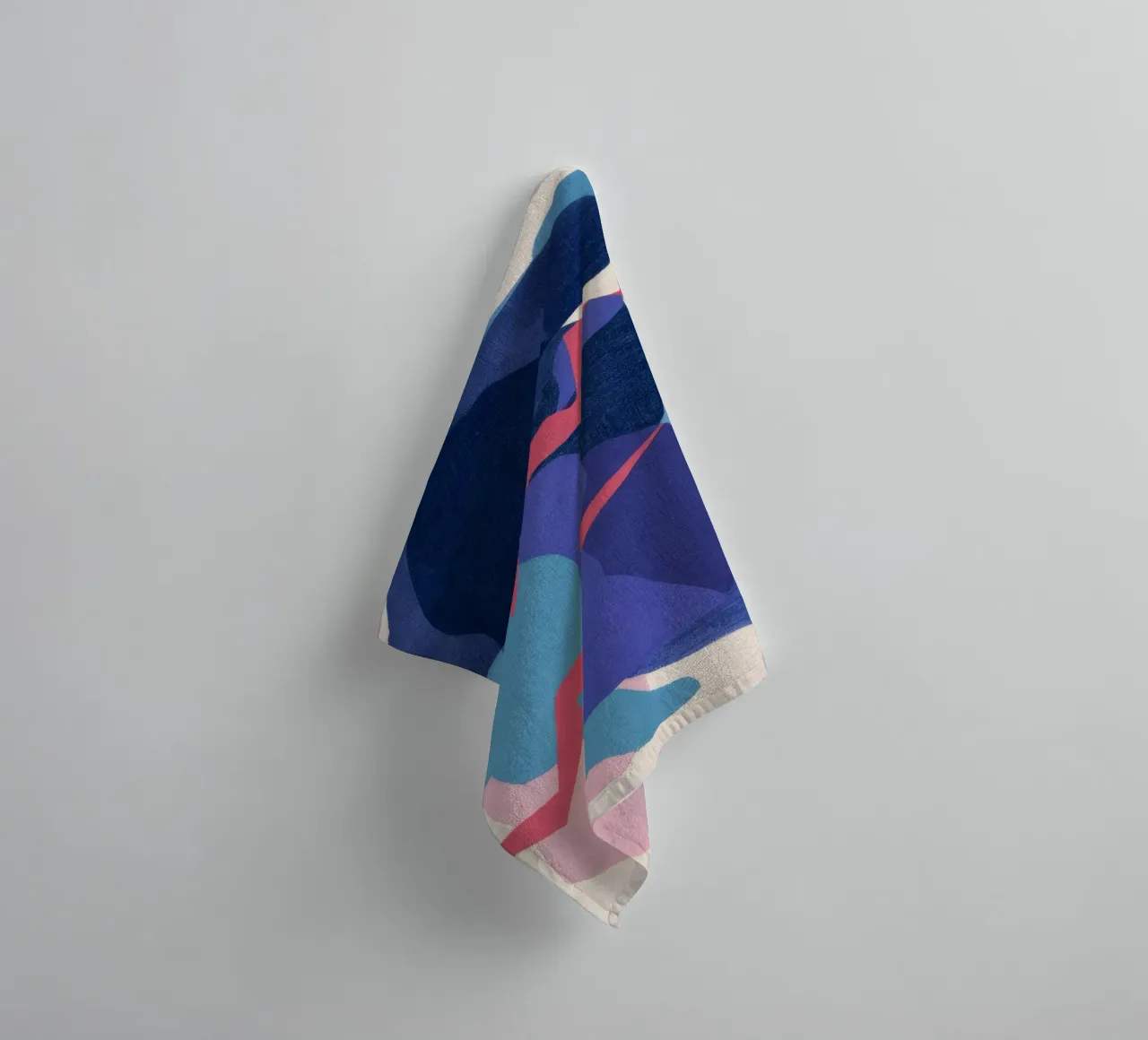 Azure Line Burst towel by Vivid Reverie