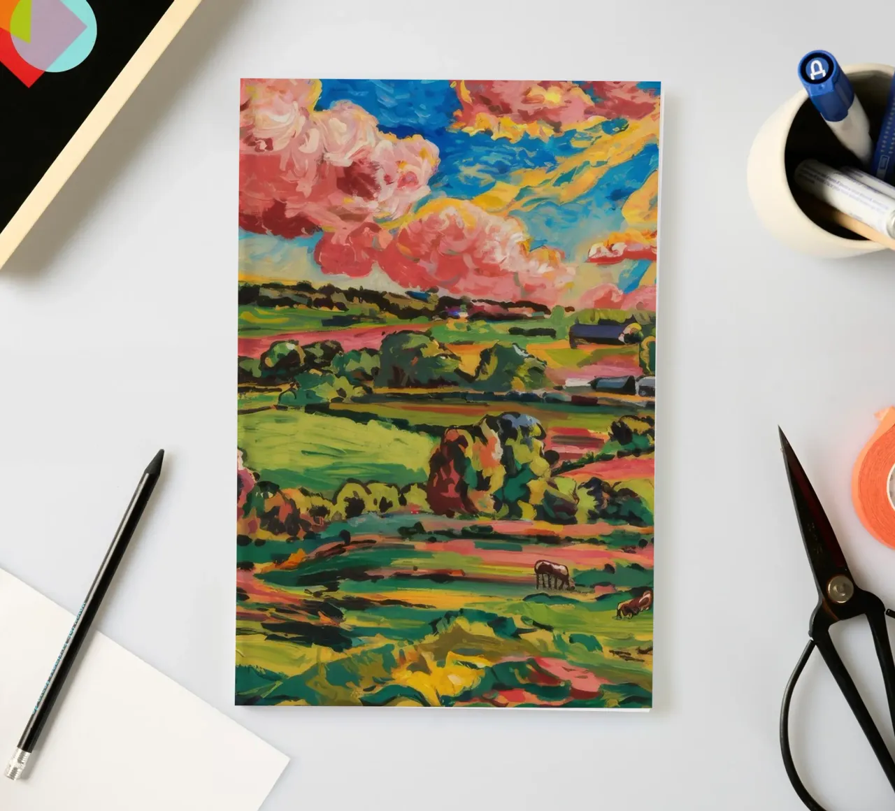 Rolling Hills Radiance notebook by Lush Essence