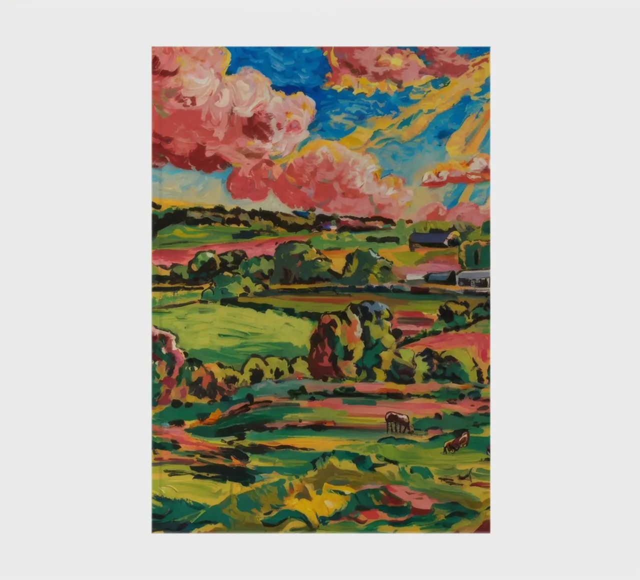 Rolling Hills Radiance notebook by Lush Essence