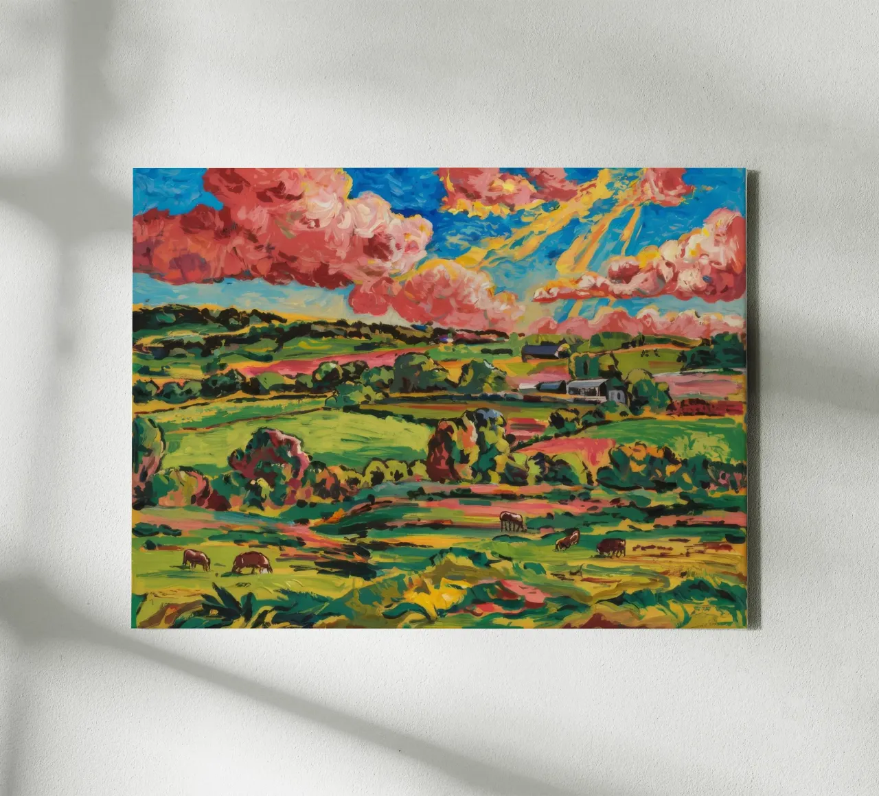 Rolling Hills Radiance canvas by Lush Essence