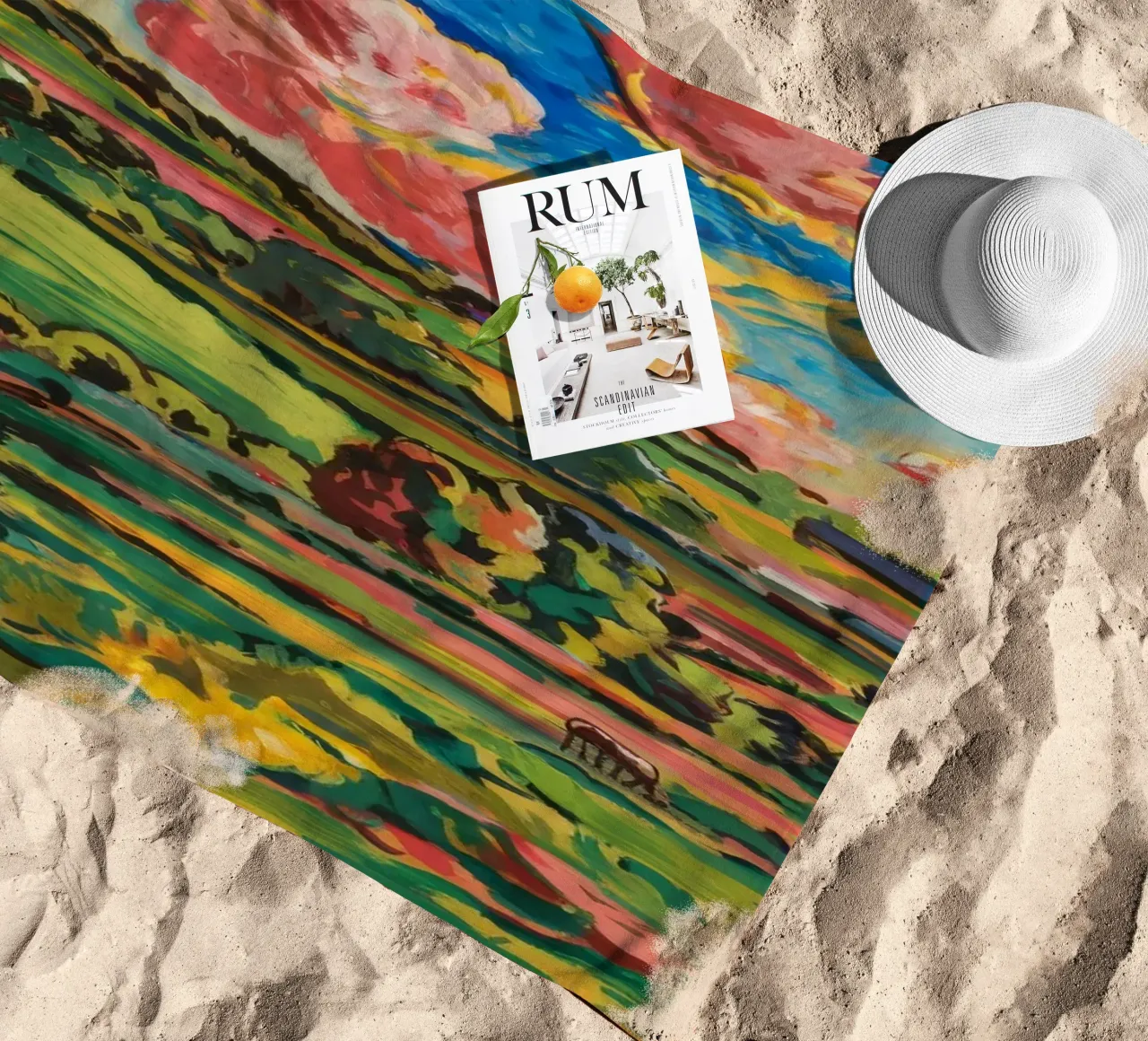 Radiosità di Rolling Hills telo mare da Lush Essence