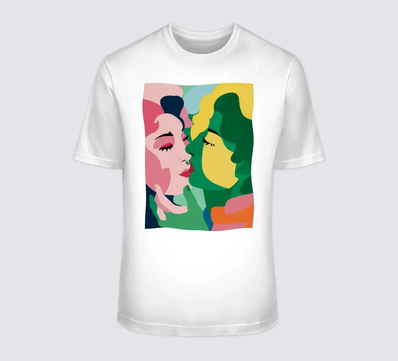 Abbraccio a doppia faccia t-shirt da Lumie Layers