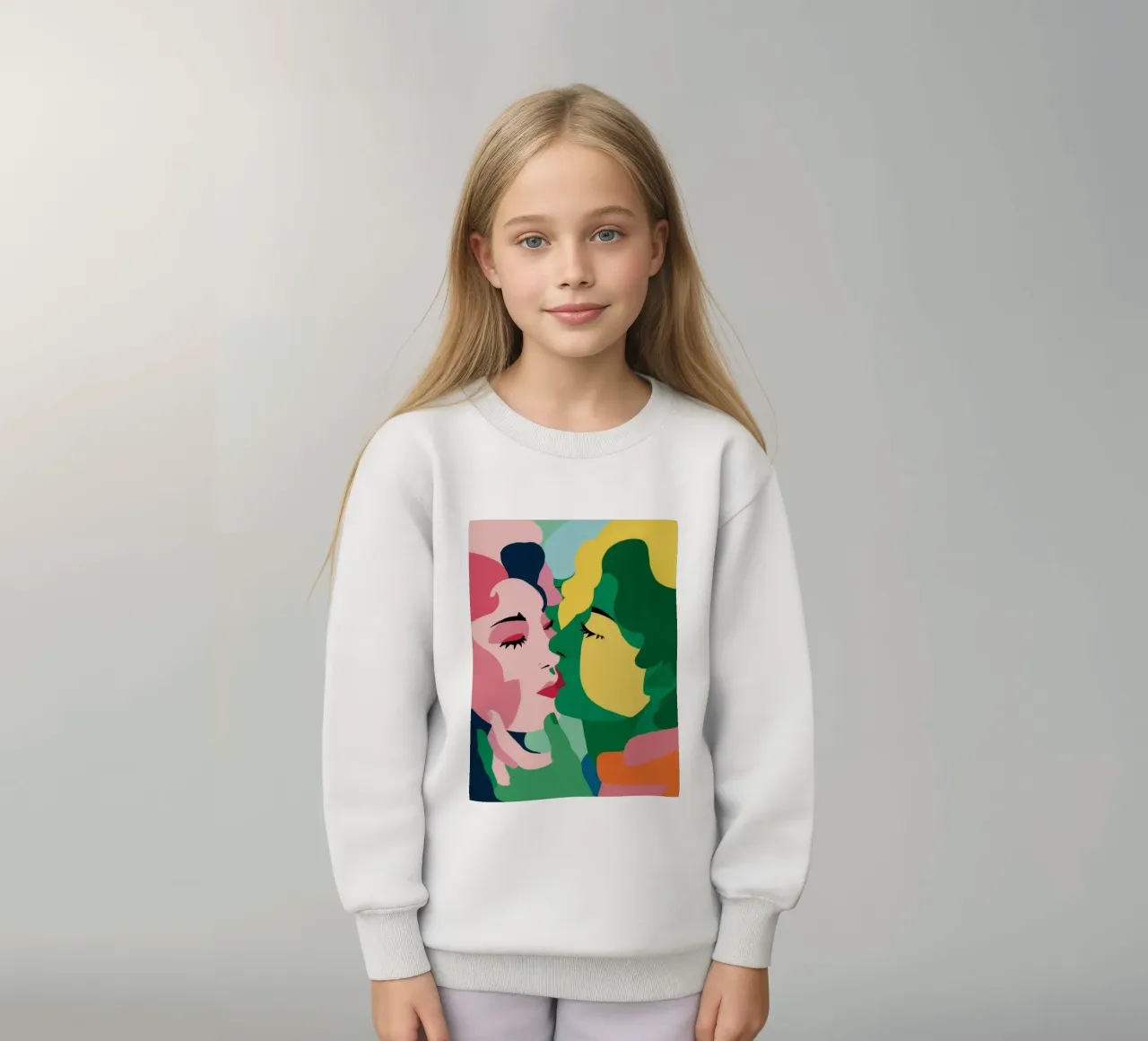 Abbraccio a doppia faccia felpa bambino da Lumie Layers