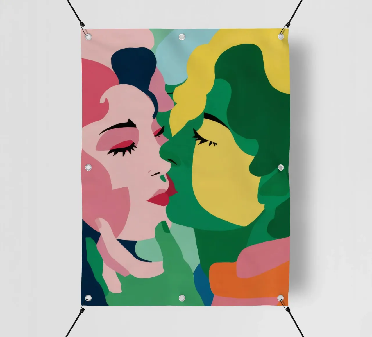 Abbraccio a doppia faccia telo in pvc da Lumie Layers