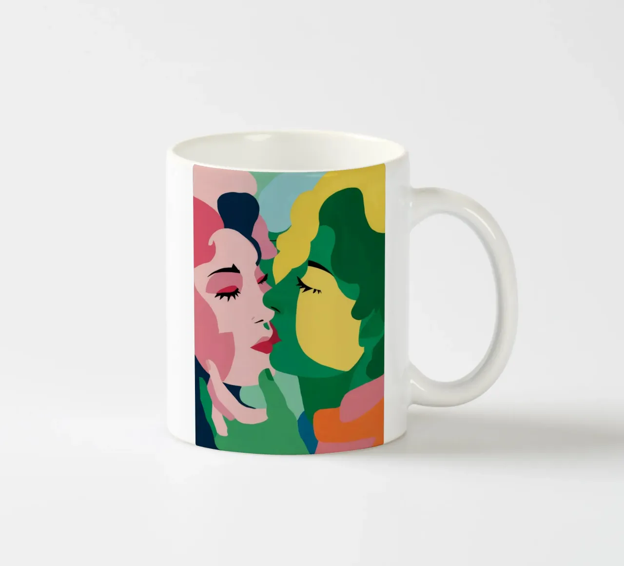 Abbraccio a doppia faccia tazza in ceramica da Lumie Layers