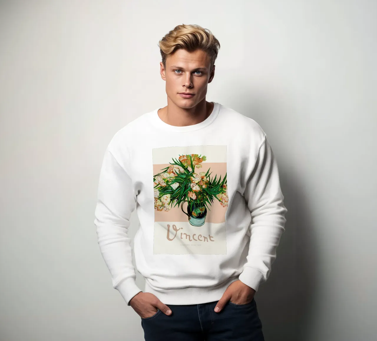 Signed, Vincent – Oleanders sweat de Vintage by JUNIQE