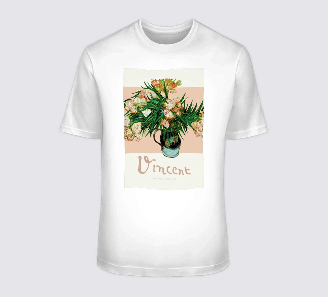 Signed, Vincent – Oleanders t-shirt da Vintage by JUNIQE