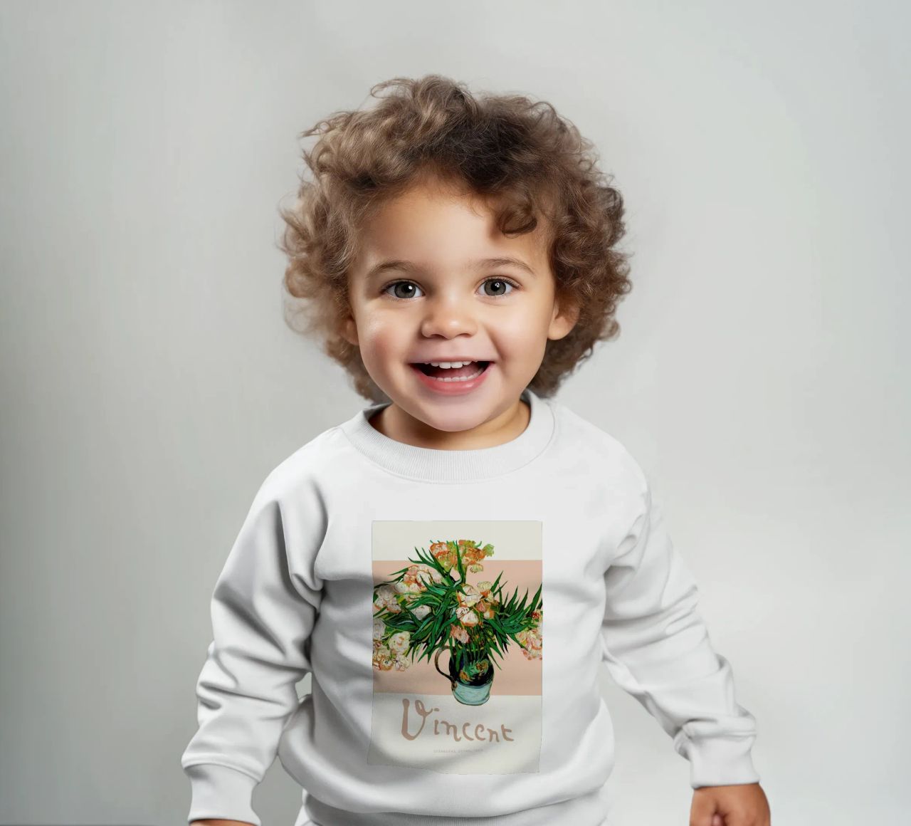 Signed, Vincent – Oleanders felpa neonato da Vintage by JUNIQE