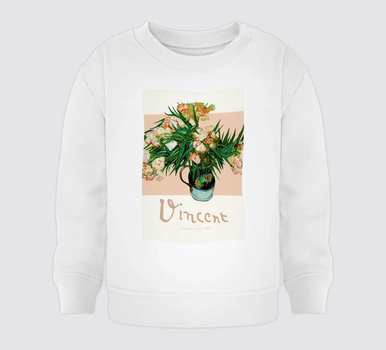 Signed, Vincent – Oleanders felpa neonato da Vintage by JUNIQE
