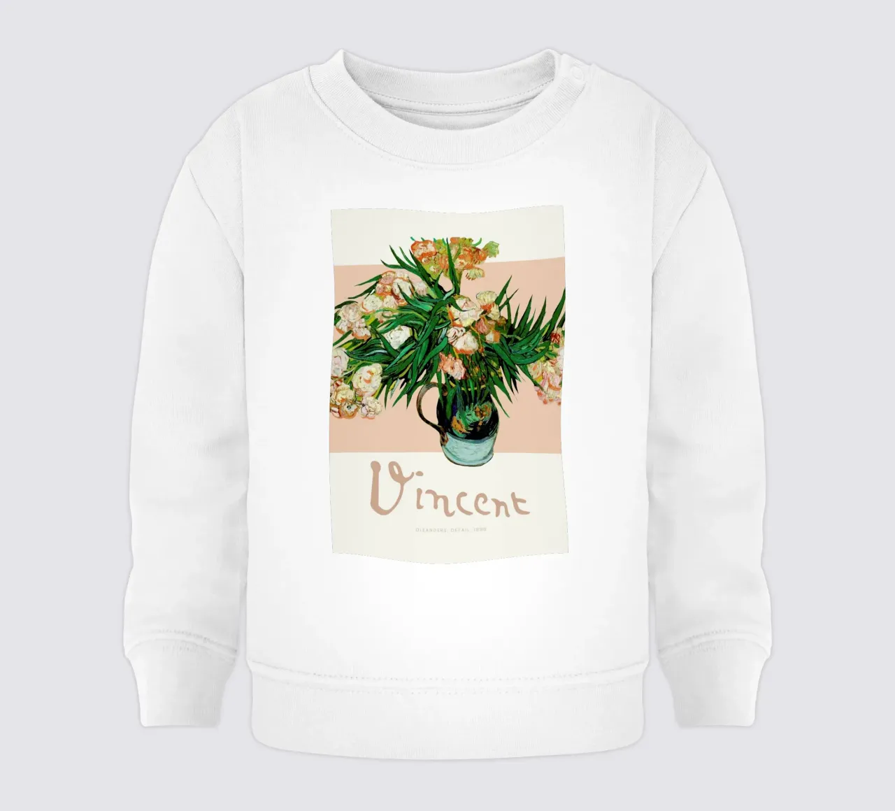 Signed, Vincent – Oleanders felpa neonato da Vintage by JUNIQE
